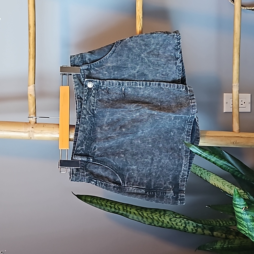 mahina Acid Wash Corduroy Skort